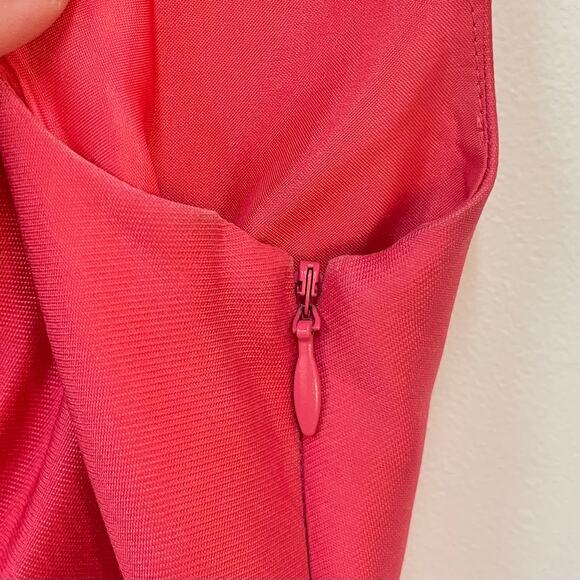 Kate Spade Mina All That Glitters Size 2 Pink Silk Front Bow Mini Sheath Dress - Picture 8 of 10